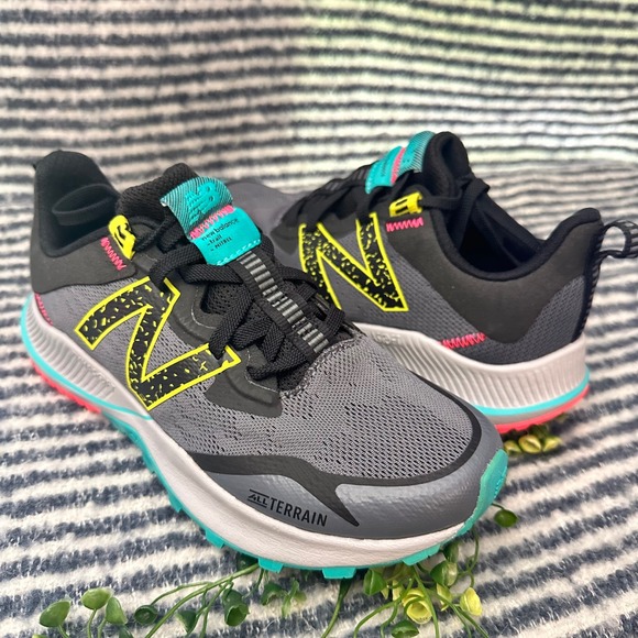 New Balance Shoes - New‎ Balance Womens Dynasoft Trail Sneakers Shoes Gray Teal Size 6.5